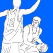 BASKET aux JO - Coloriage SPORT - Coloriage