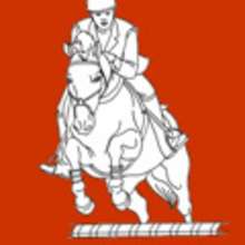 EQUITATION aux J.O. à colorier - Coloriage SPORT - Coloriage