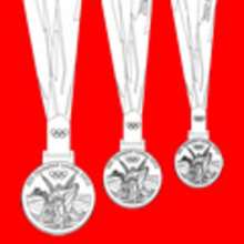 Coloriages des SYMBOLES OLYMPIQUES pour enfants - Coloriage SPORT - Coloriage