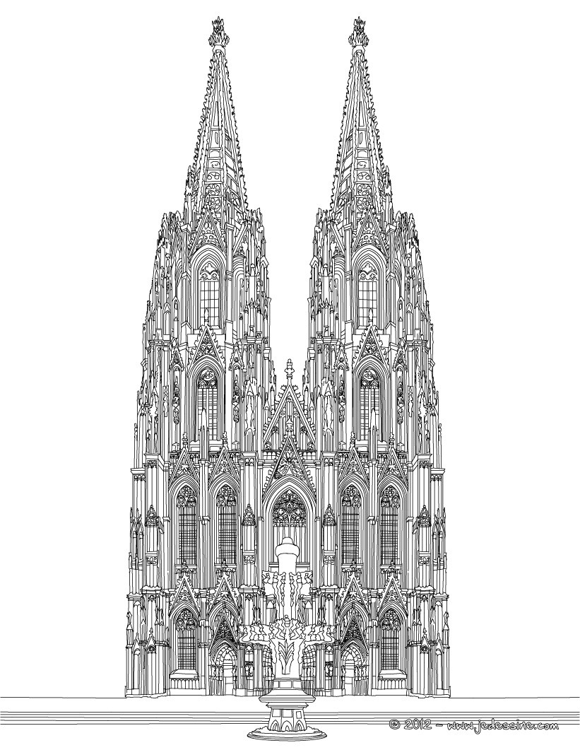 Kit Maquette Papier Cathédrale De Cologne - Puzzle De Construction à Faire Soi-même - Neuf