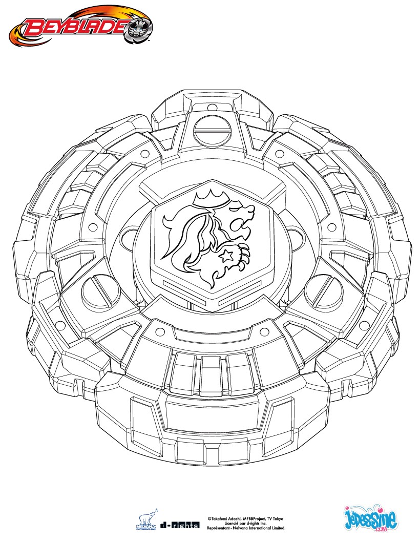 Coloriage Beyblade à imprimer Coloriages Dessins animes