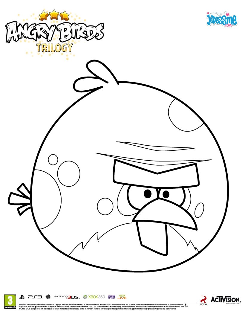 Coloriage Angry Birds A Imprimer