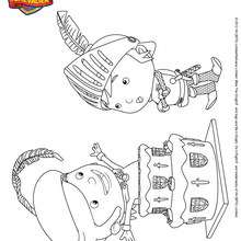Coloriage FERNANDO et MIKE