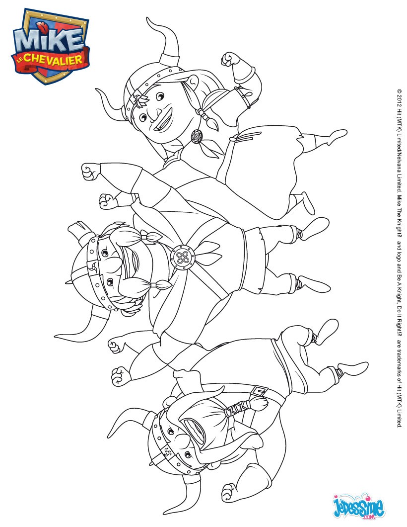 Chevalier Coloriages Vidéos et Tutoriels Lire et apprendre Coloriage YAP Coloriage VIKINGS colorier