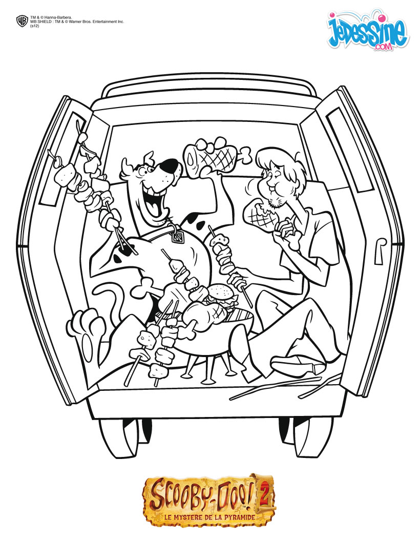 Coloriage Scooby Doo A Imprimer