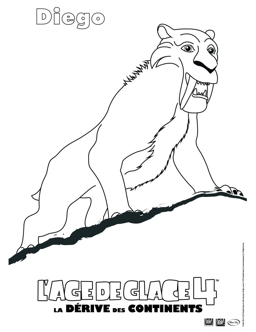 Coloriage Age De Glace 4