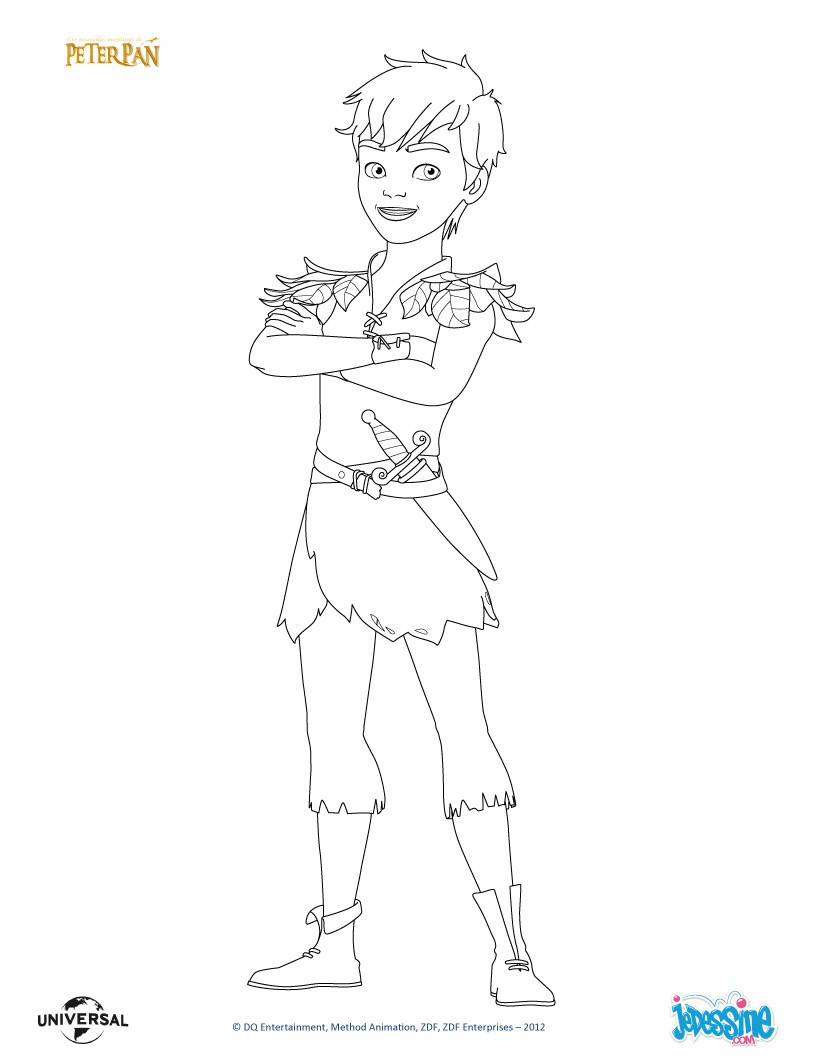 Coloriage en ligne PETER PAN PETER PAN   imprimer Coloriage Coloriage DESSINS ANIMES Coloriage PETER PAN