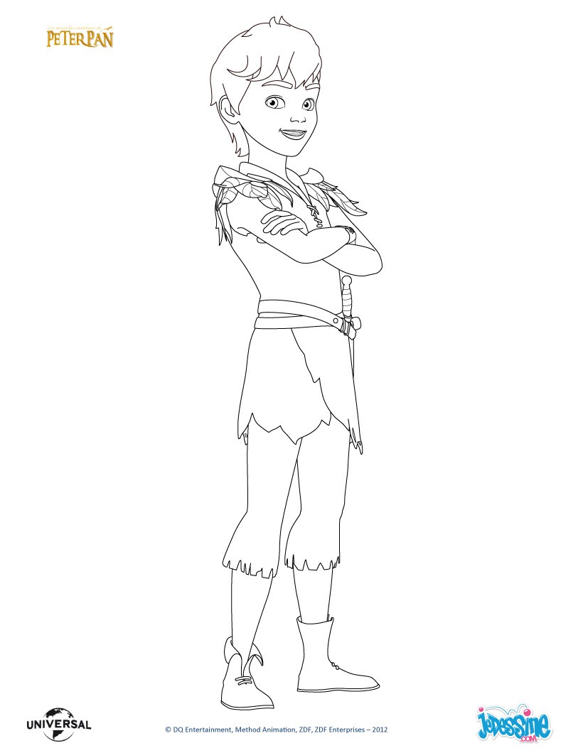 Coloriage en ligne PETER PAN