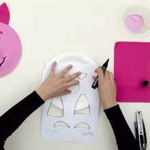 Masque de cochon rose