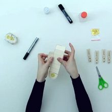 Boîte en papier pour Pâques