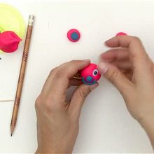 Tête de crayon ourson