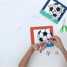 Cadre photo Foot - Activités - ATELIER BRICOLAGE EN VIDEO - VIDEO BRICOLAGE FÊTE DES PERES