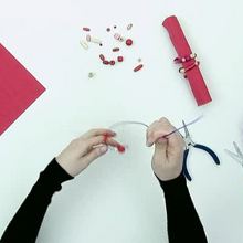 Rond de serviette pérlé Fête des mères - Activités - ATELIER BRICOLAGE EN VIDEO - VIDEO BRICOLAGE FETE DES MERES