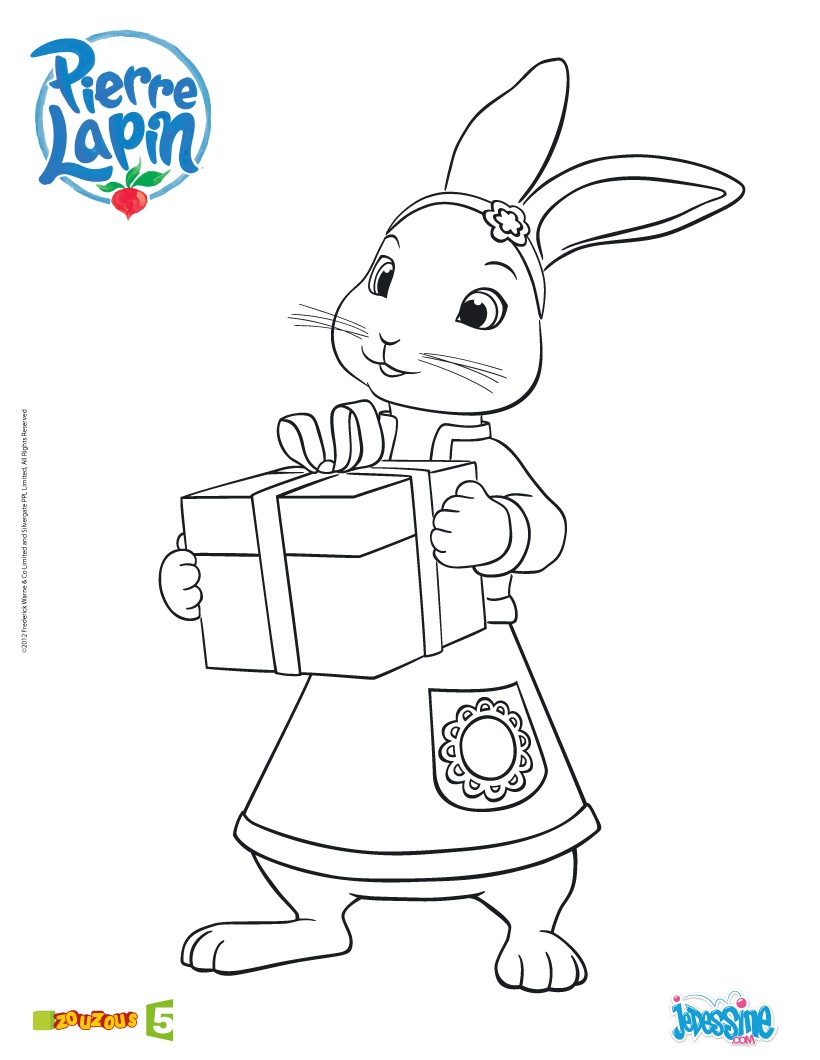 Coloriage LILY   colorier Colorier en ligne Imprimer · Coloriage PIERRE LAPIN   imprimer