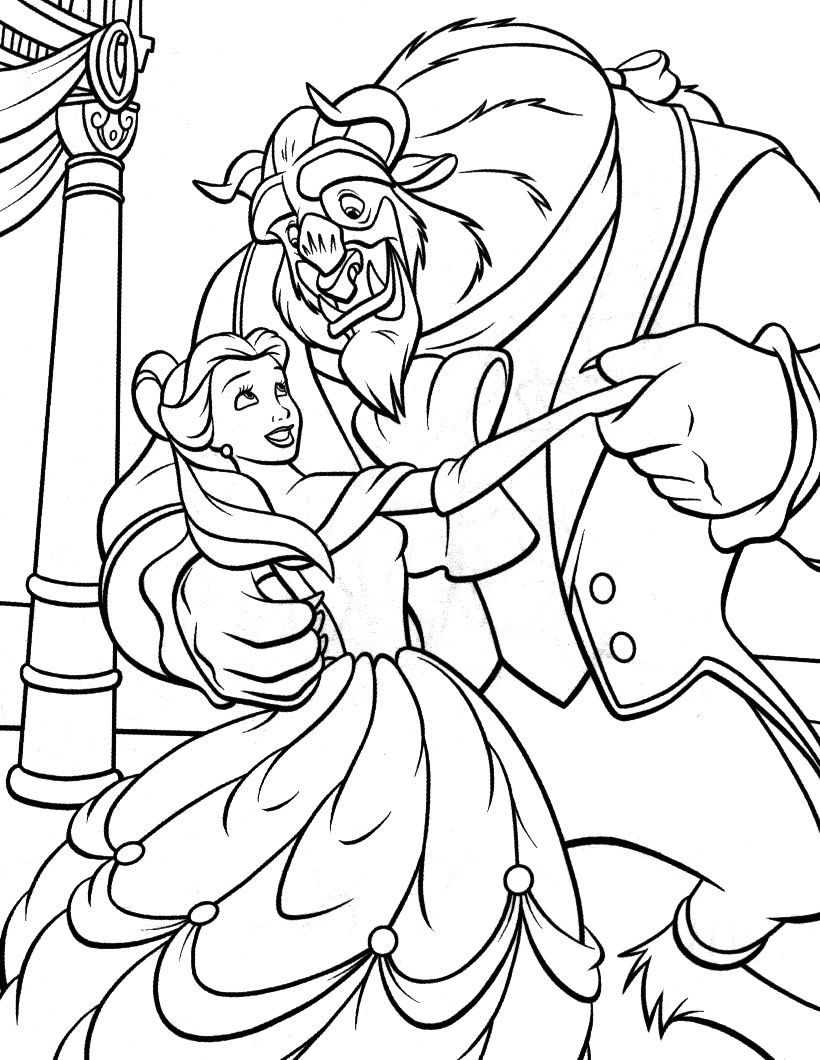 Coloriages coloriage gratuit belle fr hellokids Coloriage gratuit BELLE