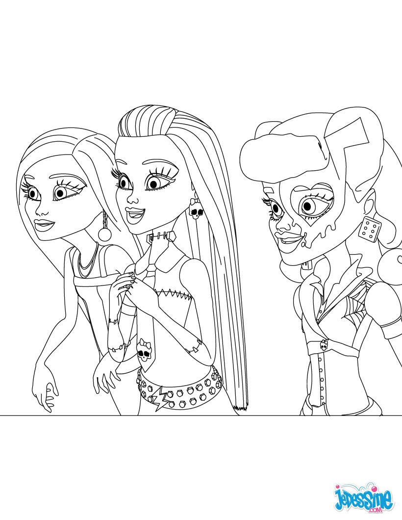 COLORIAGE - Monster High