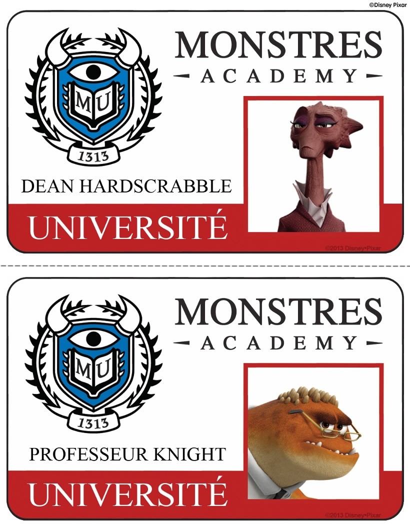 Cartes professeurs Dean Hardscrabble et Professeur Knight