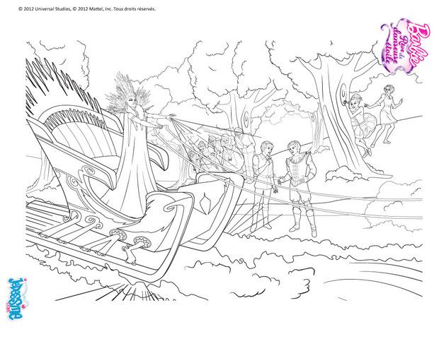 Coloriages coloriage barbie danseuse étoile  fr.hellokids.com