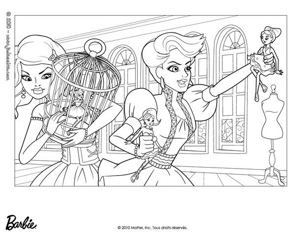 Coloriage Barbie Star De La Mode