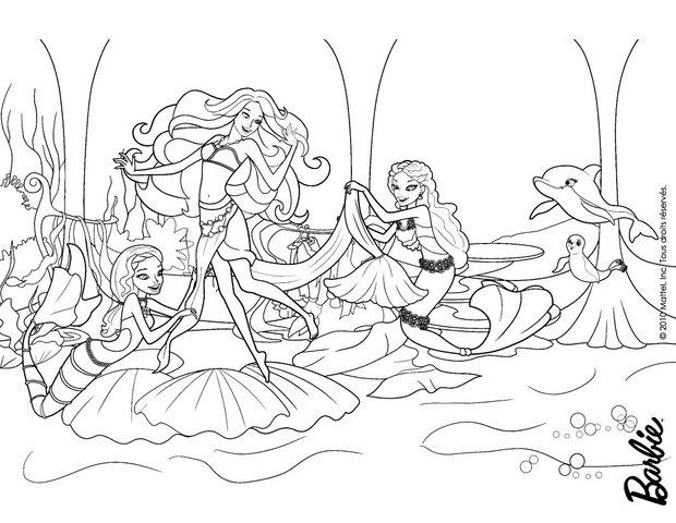 Coloriages merliah à oceana  fr.hellokids.com