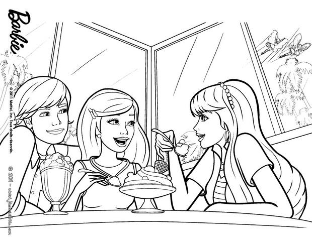 Coloriages Barbie En Ligne