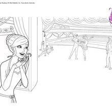 Coloriage Barbie Danseuse A Imprimer