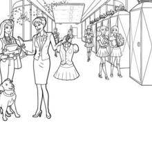 Coloriage Barbie Apprentie Princesse