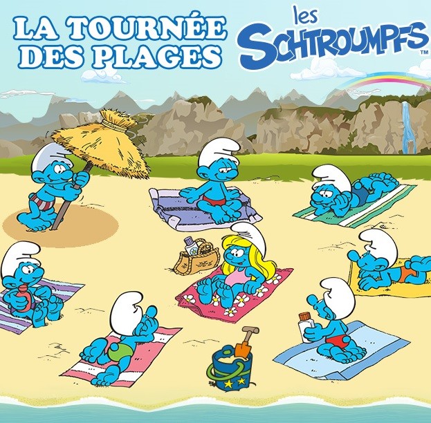 Tournée les Schtroumpfs