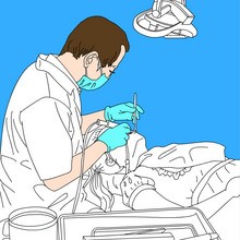 Coloriage DENTISTE