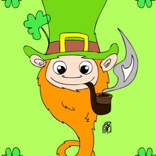 Coloriage SAINT PATRICK