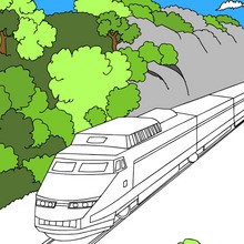 Coloriage Tgv A Imprimer Gratuit