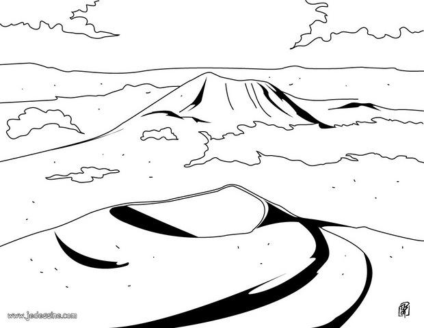 Coloriages coloriage d un volcan d auvergne fr hellokids coloriage d un volcan d auvergne