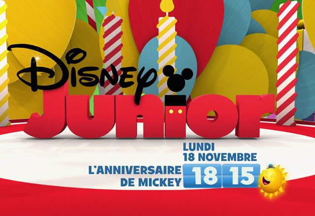 Fête l'anniversaire de Mickey le 18 Novembre sur Disney Junior !