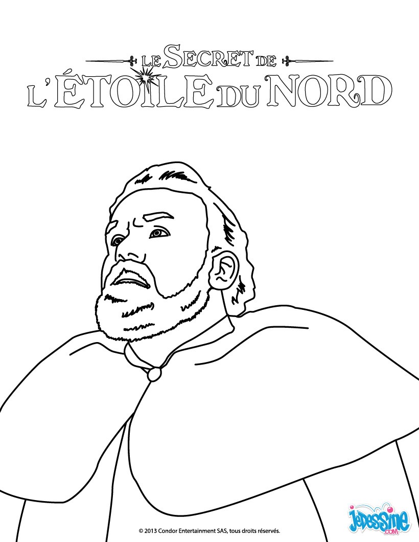 Décoration de no l Activites Manuelles Coloriages Jeux en Le Vent du Nord Coloriage Le portrait du Roi