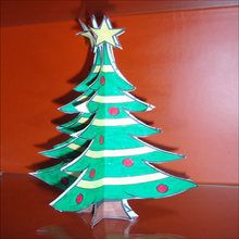 Fabriquer un sapin de noël en papier
