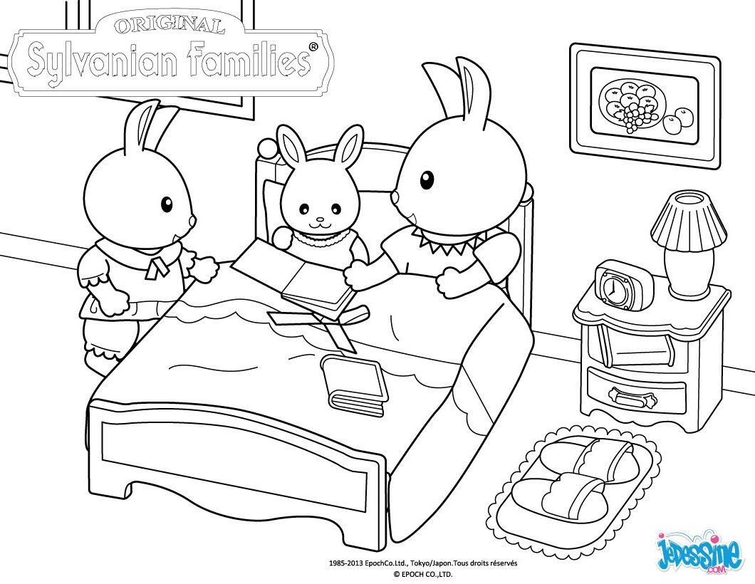 Coloriage A Imprimer Sylvanian