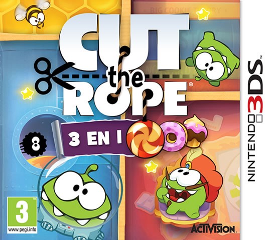 La célèbre application Cut The Rope arrive sur Nintendo 3DS !