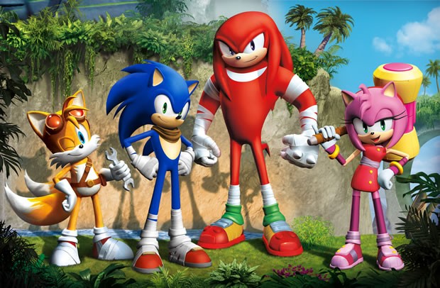 Les personnages de Sonic Boom