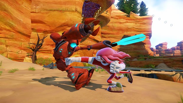 Knuckles dans SONIC BOOM