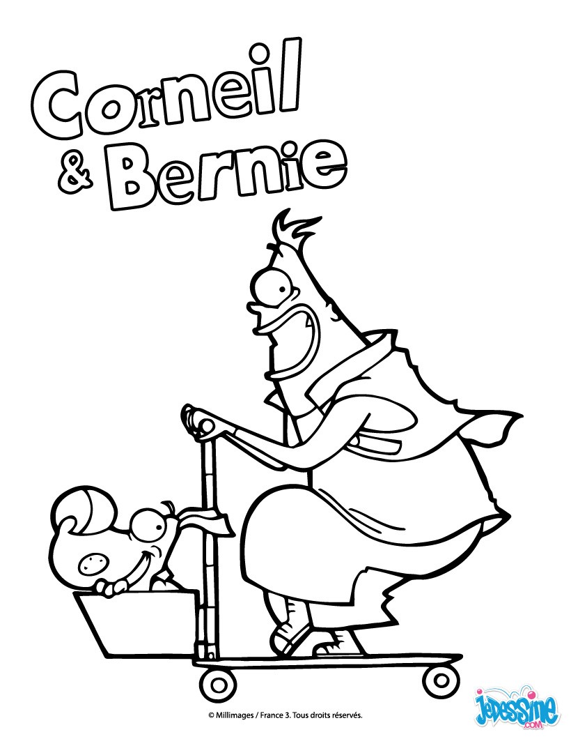 Coloriages Corneil Et Bernie Sur Leur Trottinette Fr Hellokids Com Coloriage De Trottinette L Coloriages Corneil Et Bernie Sur Leur Trottinette Fr Hellokids Com Coloriage De Trottinette L