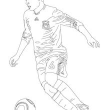 Coloriage : Andres Iniesta