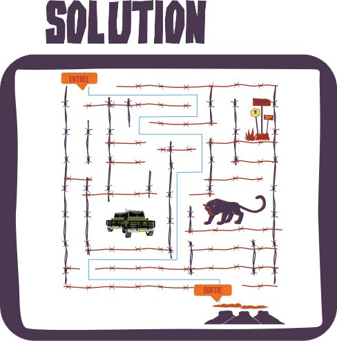Le labyrinthe de Khumba - Solution