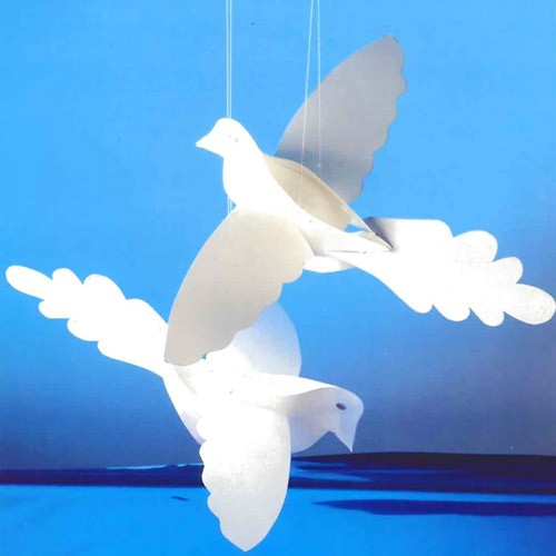 Oiseau en papier - Bricolage