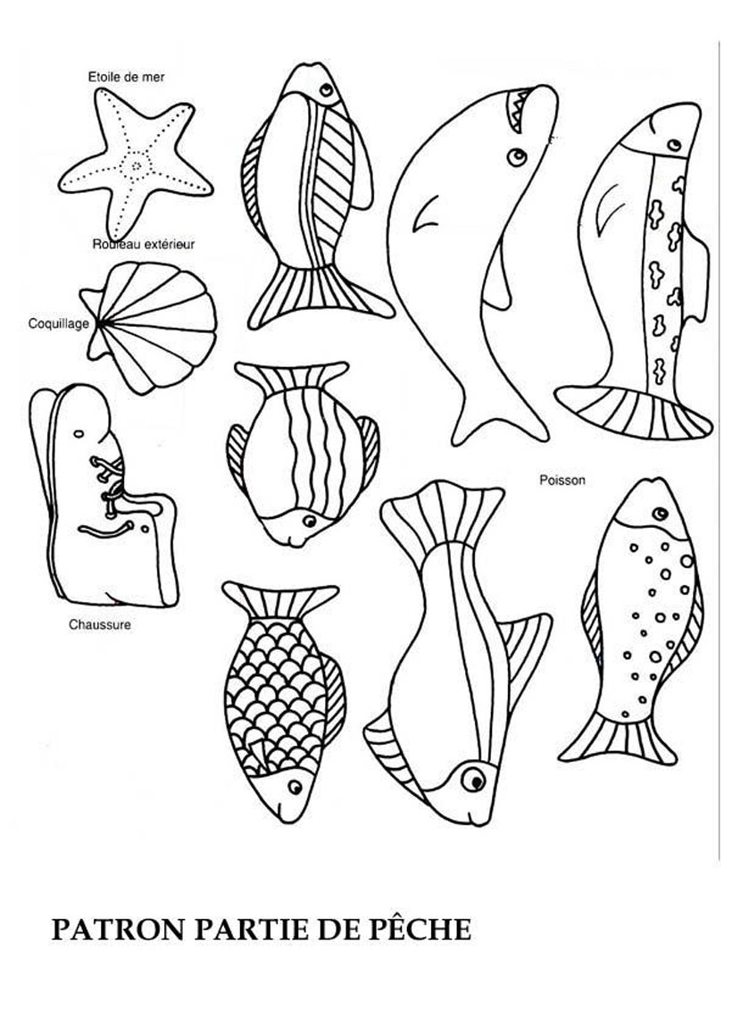 Poissons à découper pour partie de pêche