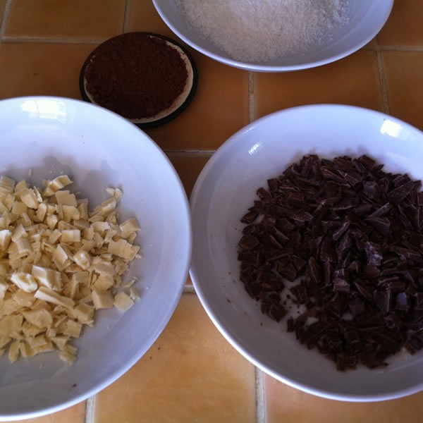 Recette : Verrines coco chocolat