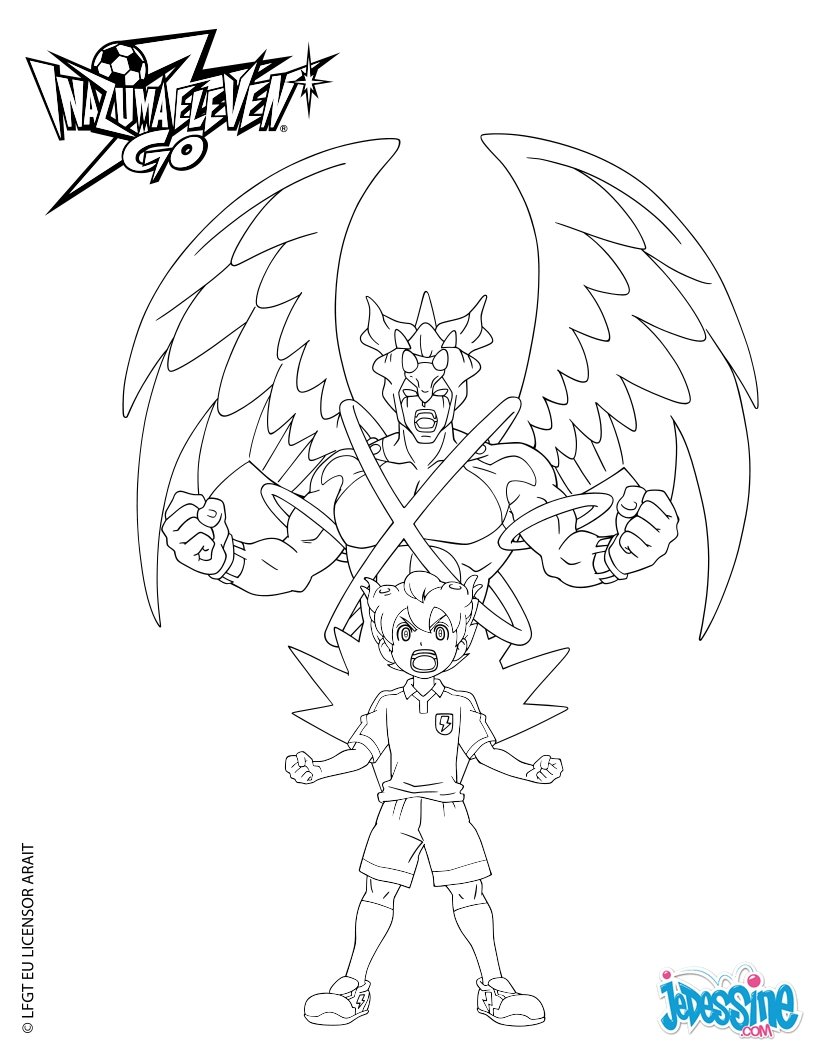 Coloriages pégase l'esprit guerrier - fr.hellokids.com, image size:820x1060