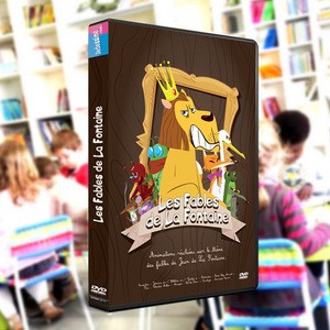 Un DVD des fables de La Fontaine pour mon école