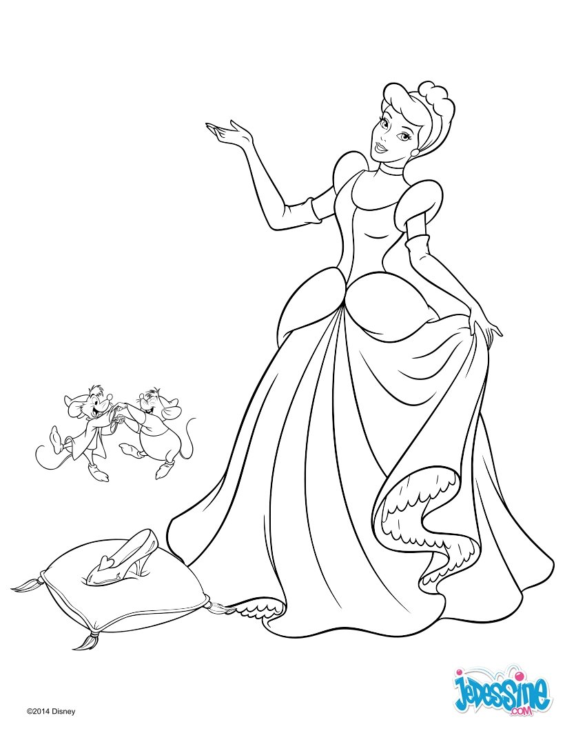 Coloriage Cendrillon