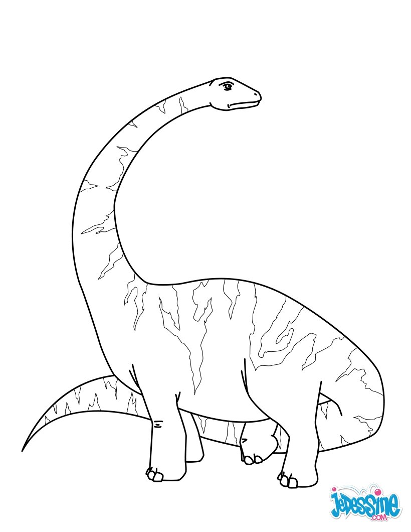 Coloriages de Dinosaures Allosaure Allosaure Diplodocus