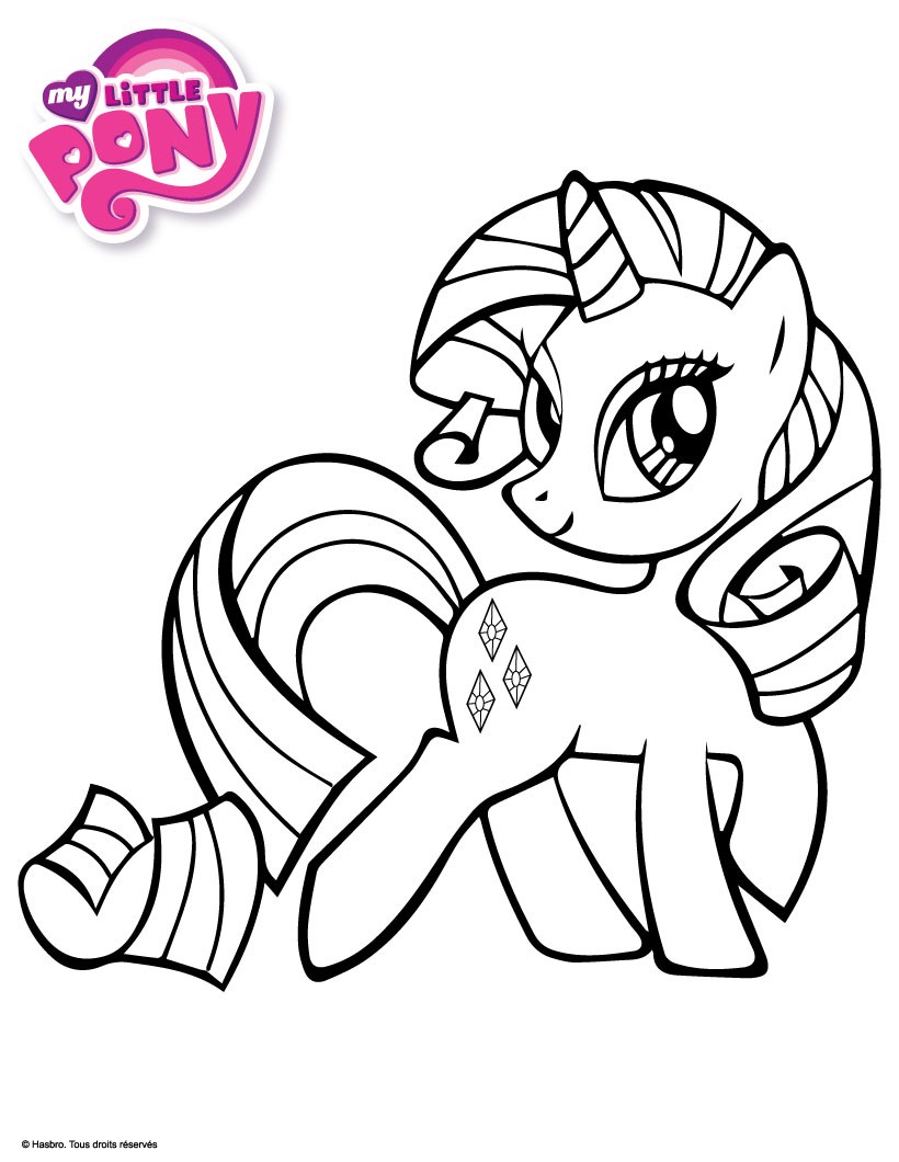 Coloriage204: my little pony coloriage